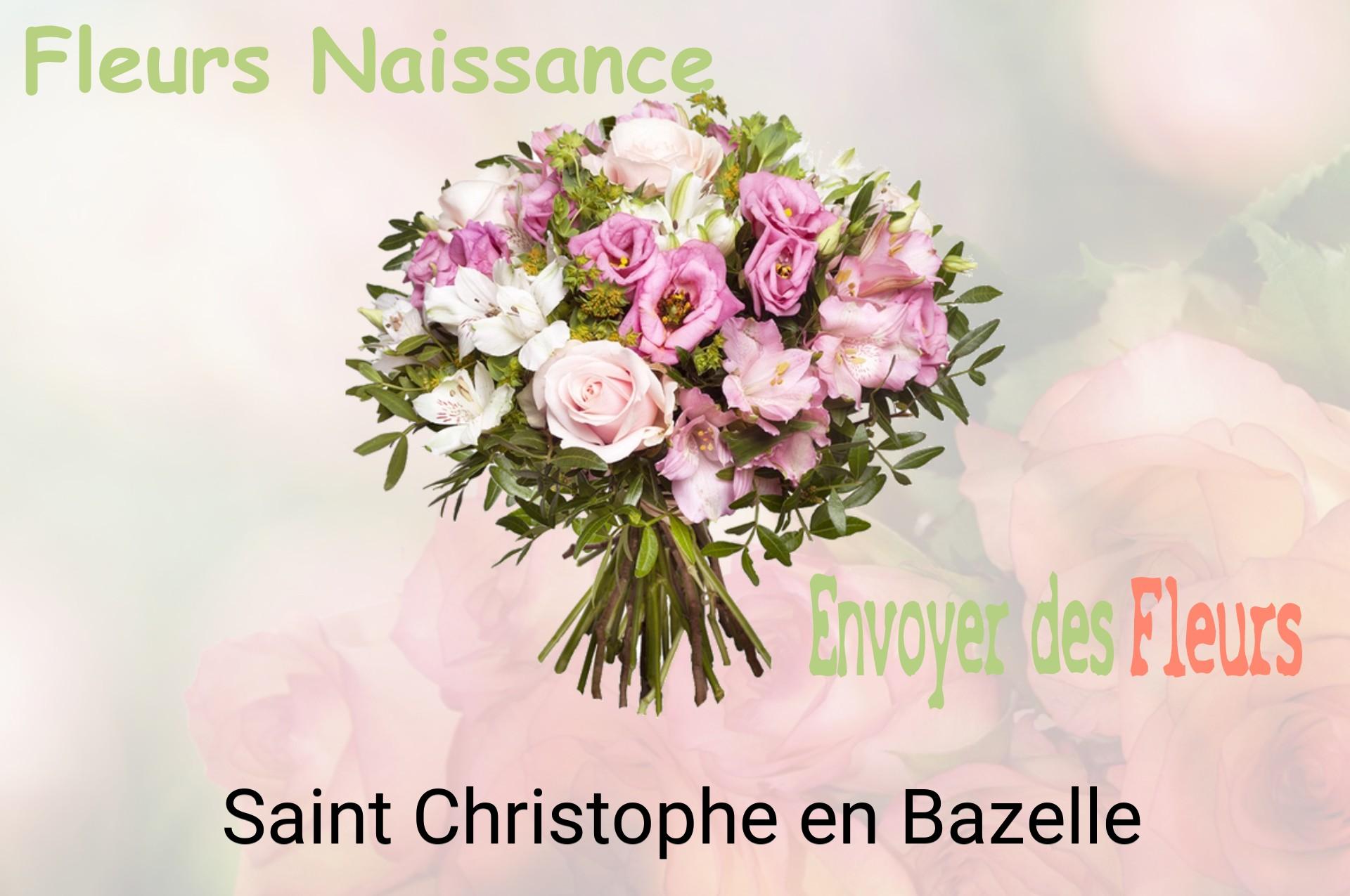Bouquet de fleurs de naissance livré à Saint-Christophe-en-Bazelle